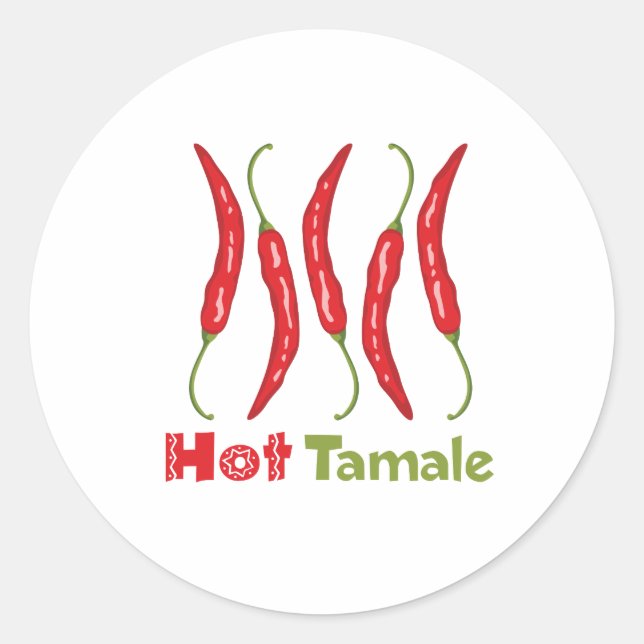 Sticker Rond Hot Tamale (Devant)