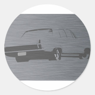 Sticker Rond HR Holden Acier inoxydable