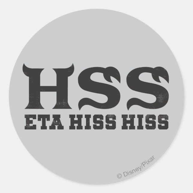Sticker Rond HSS - ETA HISS HISS - Logo (Devant)