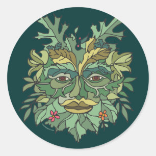 Sticker Rond Hugger d'arbre