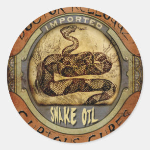 Sticker Rond Huile de serpent