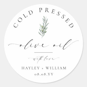 Sticker Rond Huile d'olive Ellesmere