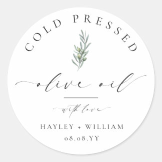 Sticker Rond Huile d'olive Ellesmere