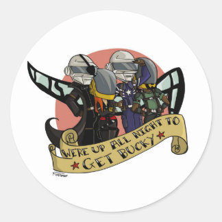 Sticker Rond Huit nuits