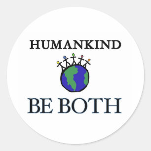 Sticker Rond Humanité