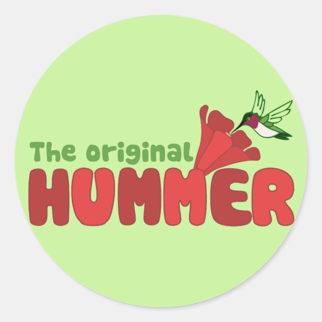 Sticker Rond Hummer original (Devant)