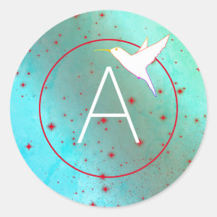STICKER ROND HUMMINGBIRD
