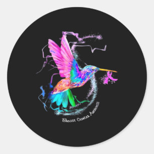Sticker Rond Hummingbird
