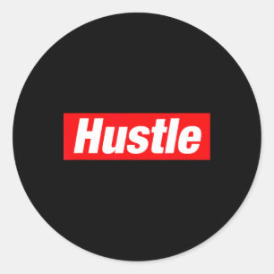 Sticker Rond Hustle Hip hop rappeur Freestyle Break Dance Bb