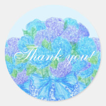 Hydrangée Tirée À La Main Dans Le Vase