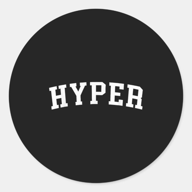 Sticker Rond Hyper (Devant)