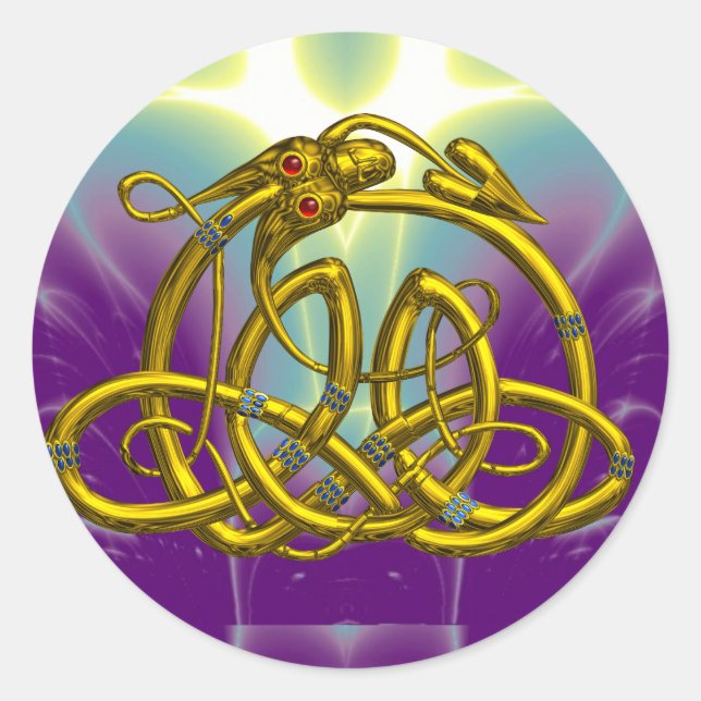 STICKER ROND HYPER DRAGON (Devant)