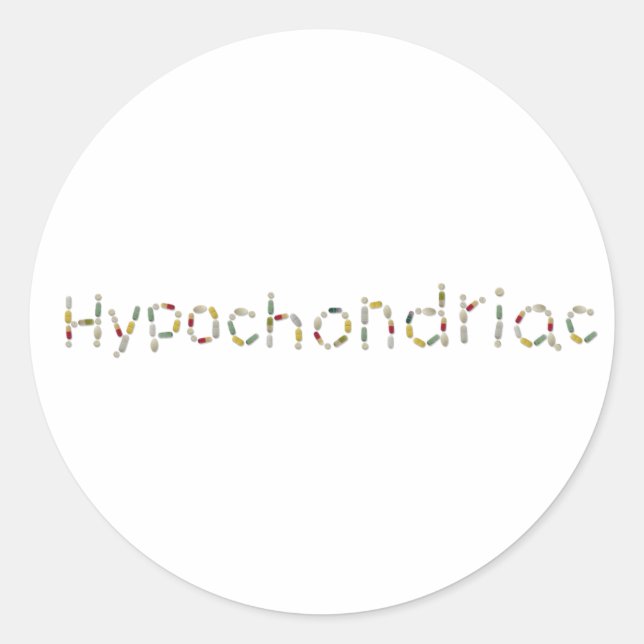 Sticker Rond hypochondriaque (Devant)
