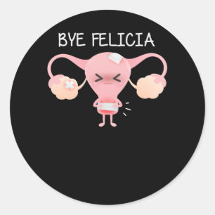 Sticker Rond Hystérectomie Support Uterus Suppression