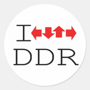 STICKER ROND I DDR