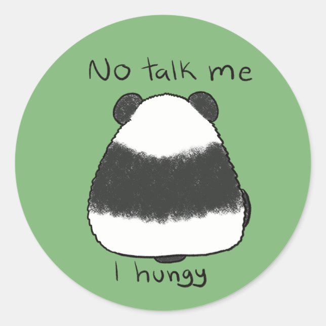 Sticker Rond I Hungy (Devant)