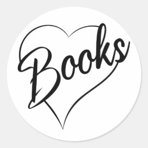Sticker Rond I Looks Lecture Livre Lover Lecteur Librarian