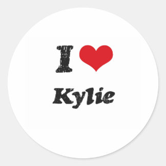 Sticker Rond I Love Kylie
