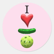 I Love Pickleball - Rose -