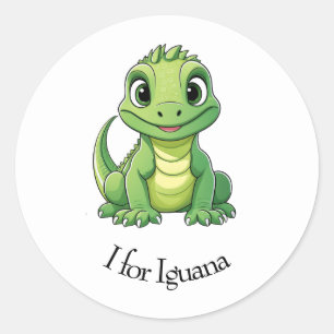 Sticker Rond I pour Iguana