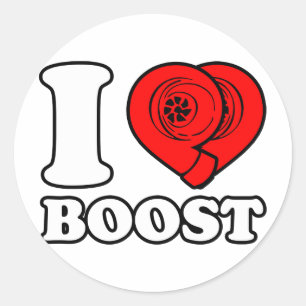Sticker Rond I poussée de coeur