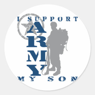 Sticker Rond I Support Son 2 - ARMÉE