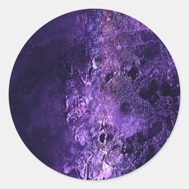 Sticker Rond Ice Glacial (Devant)