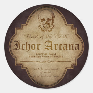 Sticker Rond Ichor Arcana Sang de l'appothécaire de Wraith