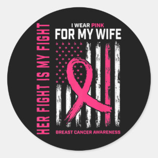 Sticker Rond Ici Fight