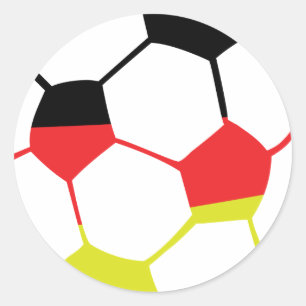 Sticker Rond icône allemande du football