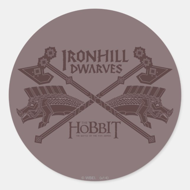 Sticker Rond Icône de film Ironhill Dwares (Devant)