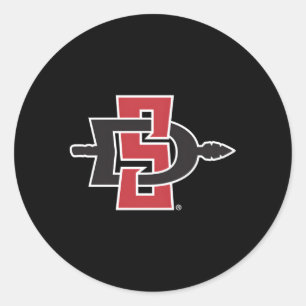 Sticker Rond Icône de l'État de San Diego Aztecs