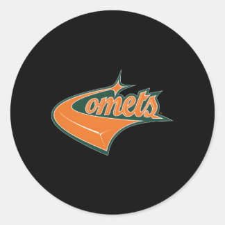 Sticker Rond Icône de Texas Dallas Comets