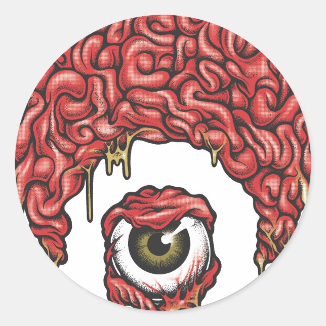 Sticker Rond Icône Osiris Brains (Devant)