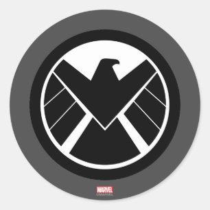 Sticker Rond Icône S.H.I.E.L.D