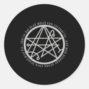 Sticker Rond Igile Necronomique De La Passerelle