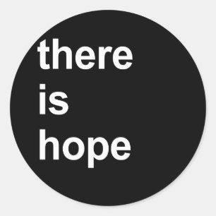 Sticker Rond il y a espoir