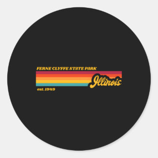 Sticker Rond Illinois Ferne Clyffe State Park