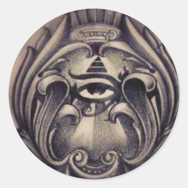 Sticker Rond illuminati (Devant)