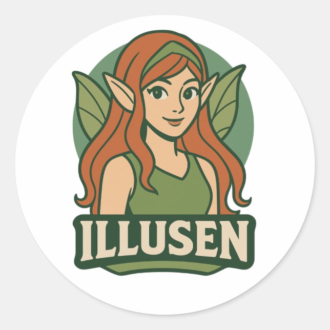 Sticker Rond Illusen (Devant)