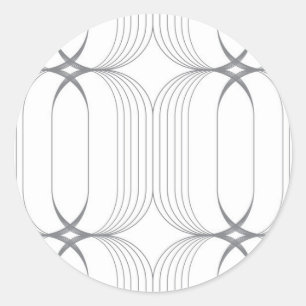 Sticker Rond Illustration de luxe moderne, simple et élégante m