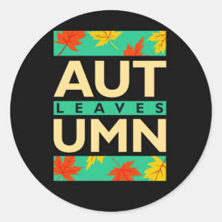 Sticker Rond illustration des guillemets vectoriels des feuille