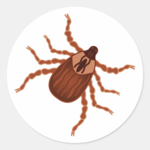 Sticker Rond Illustration d'un coup de pied réaliste