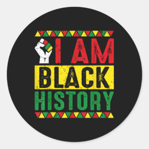 Sticker Rond Im Black History Mois African American History Ce