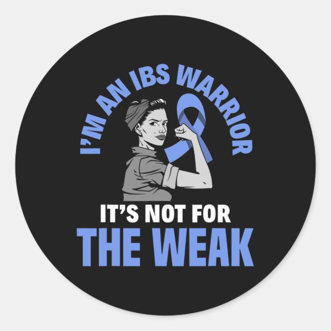 Sticker Rond I'm Produits de Syndrome du bowel irritable An Ibs (Devant)