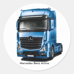 Sticker Rond Image de camion pour Sticker-rond classique-brilla