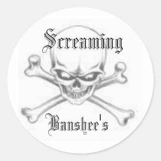 Sticker Rond images, hurler, Banshee's
