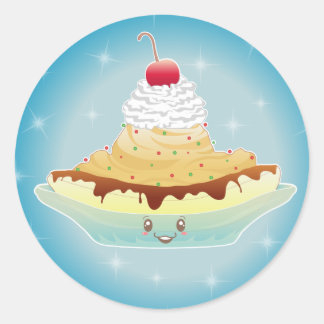 Sticker Rond Imaginaire Bananasplit