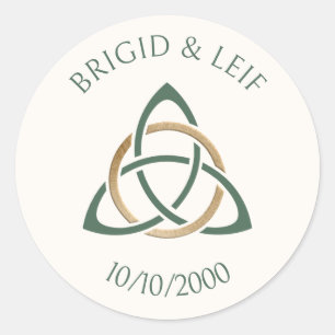 Sticker Rond Imaginaire Celtic Mariage