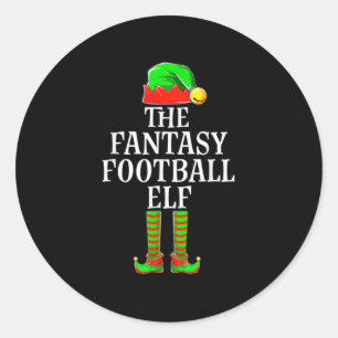 Sticker Rond Imaginaire Football Elf Vêtements Hommes Garçon En